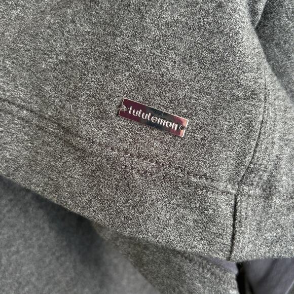 LULULEMON Savasana Wrap Jacket 10 Gray Lounge Yoga Athleisure - Picture 5 of 8